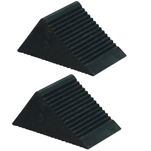 Paire de cales de roues en caoutchouc - KSTOOLS - pour véhicules utilitaires légers et véhicules légers - 11582443_0