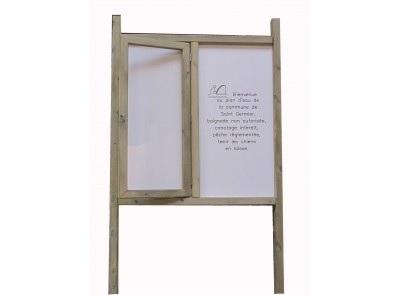 PANNEAU AFFICHAGE 1.30X1.30 DEMI VITRINE_0