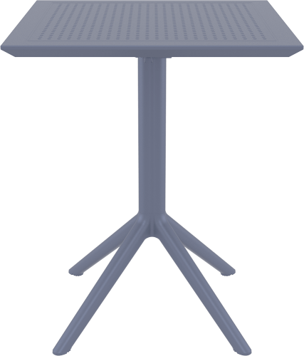 Table carrée pliante 600x600x740 mm - TBLPLCPPGR-ST01_0