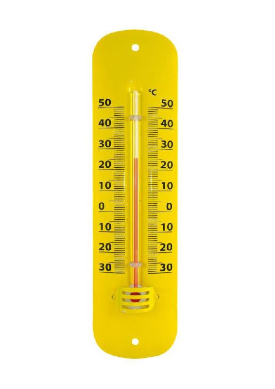 Thermomètre intérieur ou extérieur A423 - Jaune - Traditionnel - À poser_0