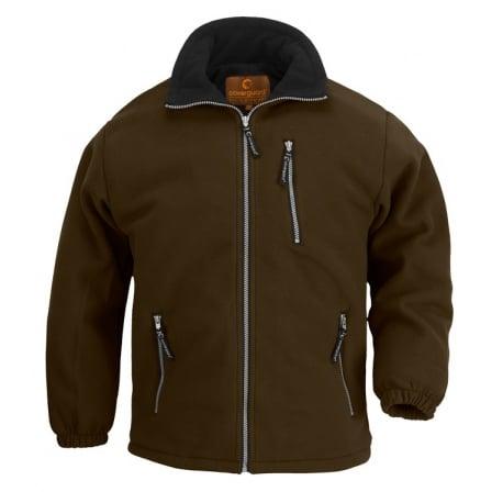 Veste marron ANGARA - double surface polaire - COVERGUARD | 5VANM_0