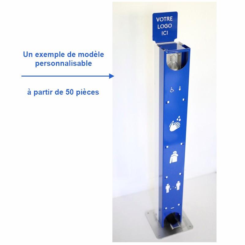 BORNE GEL HYDROALCOOLIQUE POUR ÉCOLES ACTION AU PIED ET PMR_0