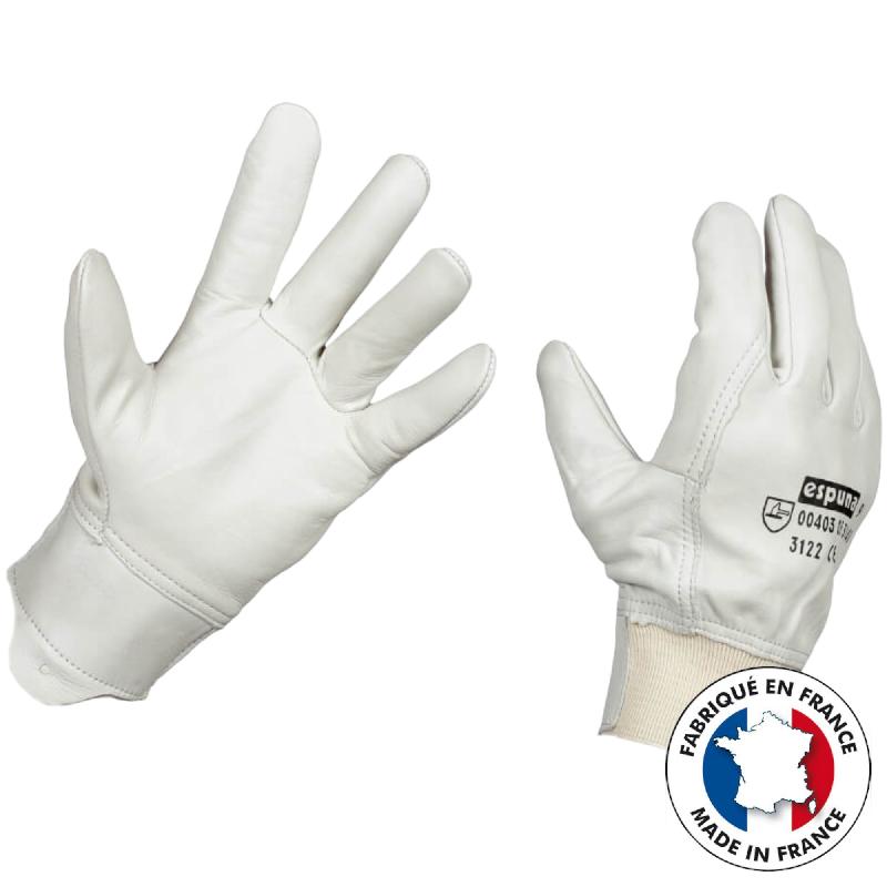 Gants de manutention en cuir tout fleur de bovin - T-10_0