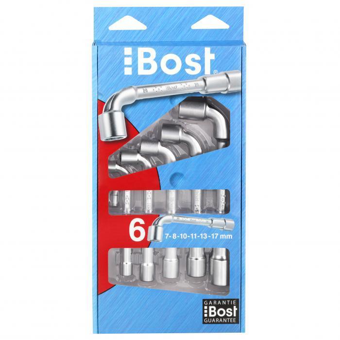 JEUX DE 6 CLÉS À PIPE BOST