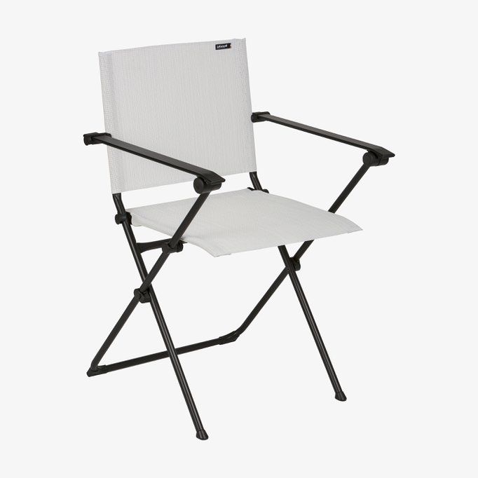 LFM2640_6900 - Chaise pliante Anytime Batyline Duo Ecume - Lafuma - structure acier galvanisé_0