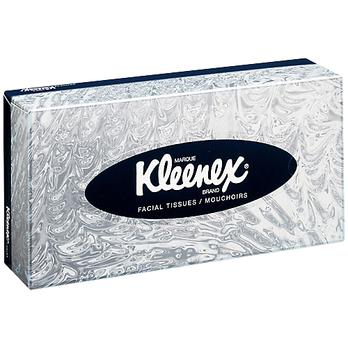 MOUCHOIR KLEENEX® BOÎTE PLATE 21400 - 2 ÉPAISSEURS - 36 UNITÉS DE 100 FEUILLES