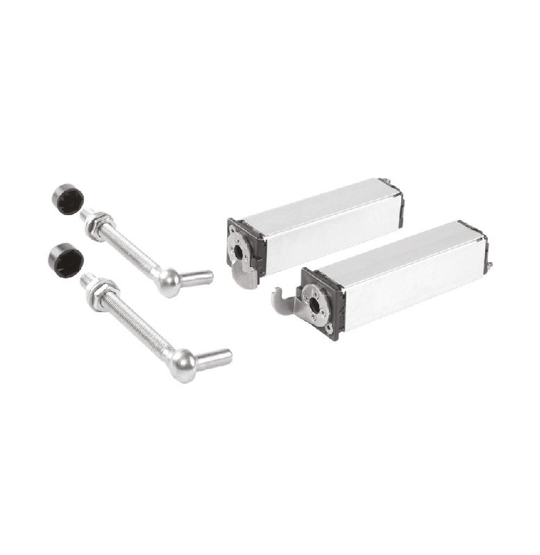 Paire de charnières à ressort pour portillon 150mm - LOCINOX - swing40-150 - 392288_0