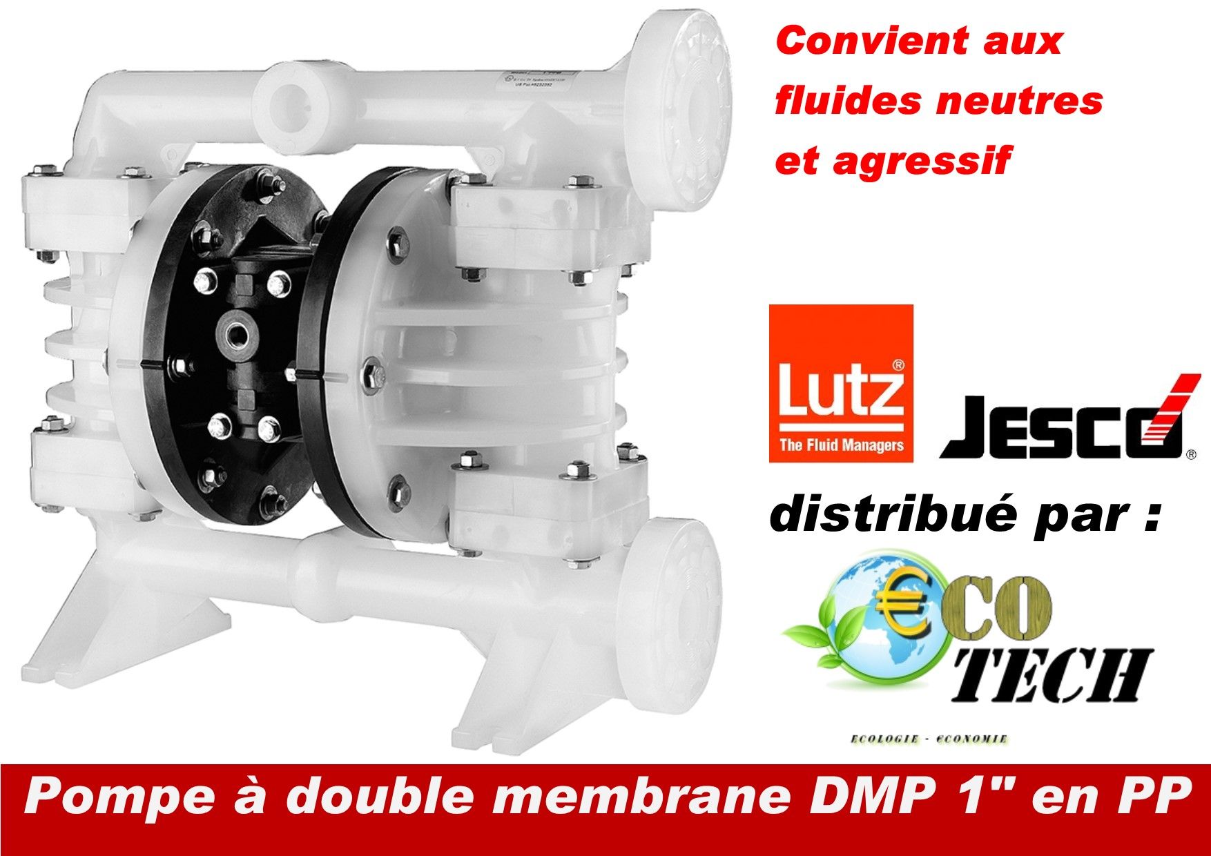 Pompe à double membrane dmp 1" en pp distributeur nouvelle aquitaine angoulème_0