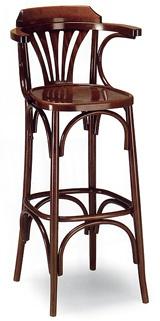 Tabouret de bar - bistrot assise bois_0