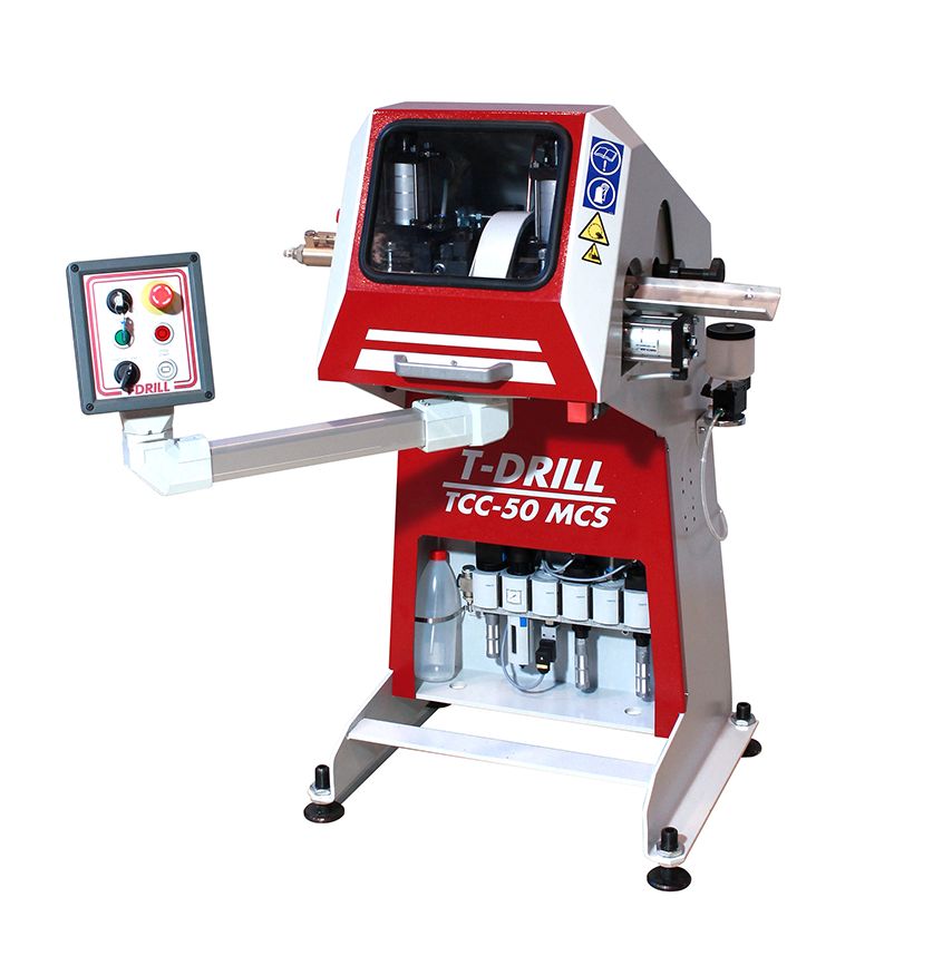 TCC-50 MCS - Coupe industrielle transportable T-Drill - Diamètres de tubes : 1,5–50,8 mm - Aluminium, laiton, cuivre et acier inoxydable_0