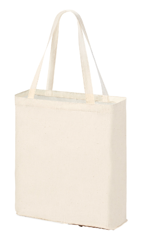 Tote bag pliable - 100% coton et jute - pratique avec poche zippée_0