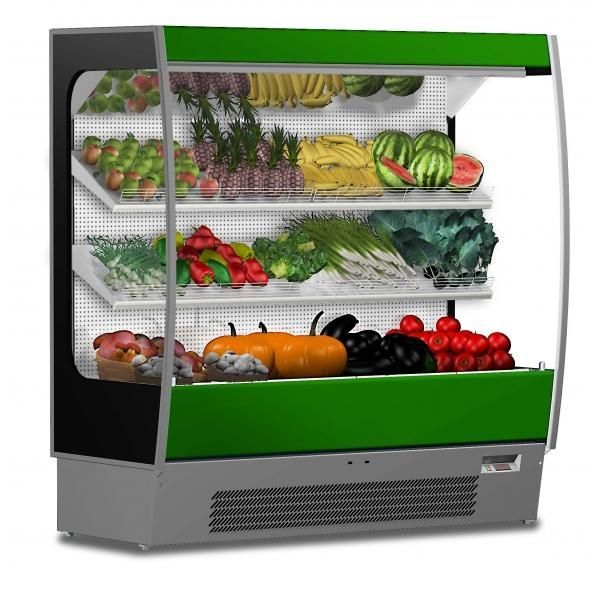 Vitrine murale fruits et légumes avec joues vitrées - synergies_0