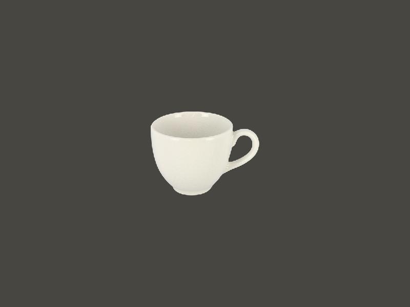 TASSE À EXPRESSO ROND BLANC PORCELAINE 9 CL Ø 6 CM VINTAGE RAK