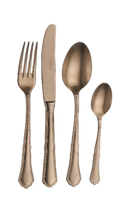 CUILLÈRE À MOKA BRONZE INOX 18/10 11,8 CM SETTECENTO PINTINOX