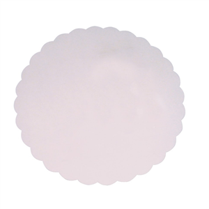 250 RONDS BLANCS FESTONNÉS Ø31 CM