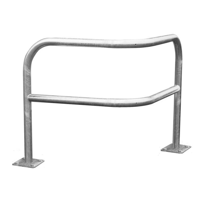 Arceau urbain d'angle renforcé - Galva à 2 pieds - Hauteur 1000 mm - Réf : 294506_0