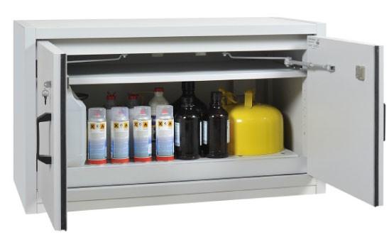 Armoire ANTI-FEU 30 MN sous paillasse 2 portes - Sécurité inflammable NF-EN 14470-1:2004_0