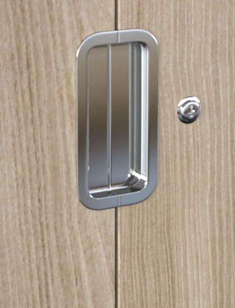 Armoire moyenne avec 4 portes battantes TAK - Mobel Linea - Chêne veiné_0