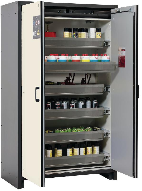 ARMOIRE SÉCURITÉ Q-CLASSIC-30 Q30.195.116 GRIS/BLANC - MANUTAN COLLECTIVITÉS