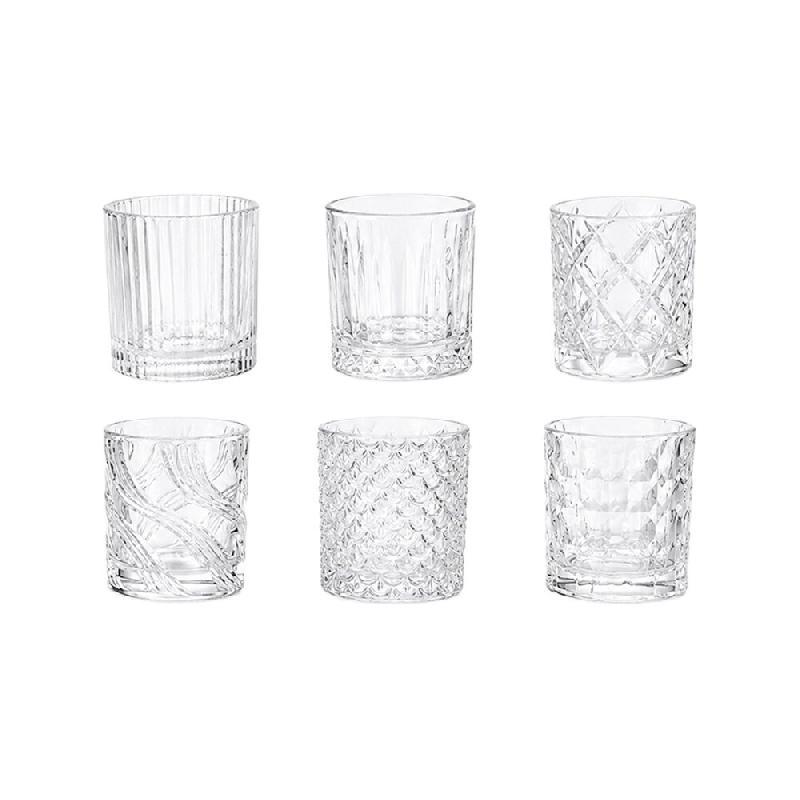 Aulica Verres à whisky 95ml - lot de 6 - transparent 290001_0