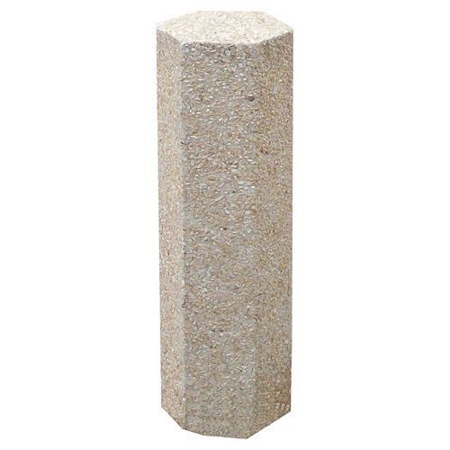 BORNE VIBON HEXAGONALE BÉTON - GRAVILLONS LAVÉS - BUTON DESIGN