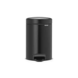 Brabantia Poubelle A Pedale icon - 3l - Noir Mat - acier 55113321_0