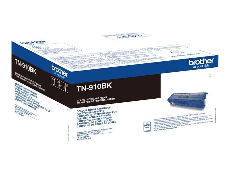 BROTHER TN910BK - ULTRA JUMBO - NOIR - ORIGINAL - CARTOUCHE DE TONER