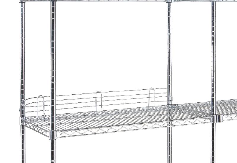 BUTÉE ANTICHUTE POUR RAYONNAGE FIL D\'ACIER LONG. 1220 MM - MANUTAN COLLECTIVITÉS