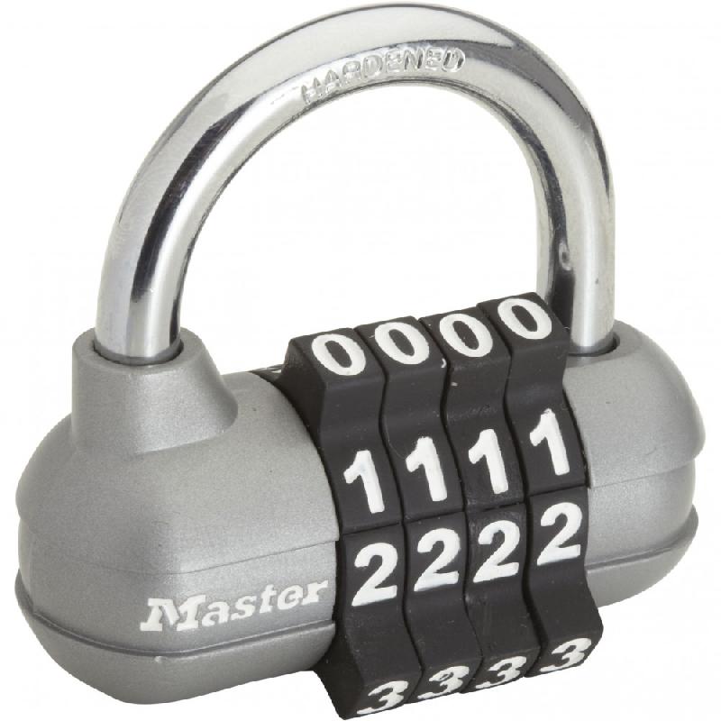 Cadenas à combinaison MASTER LOCK zinc, l.59 mm_0