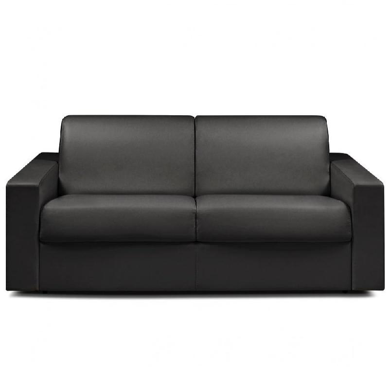 Canapé convertible Night Express - 120 cm - Matelas 14 cm - Mousse polyuréthane - Structure robuste - Noir_0