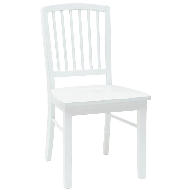 Chaises de salle à manger 2 pcs Blanc 50 x 52,5 x 91 cm Modèle Atlas Minimal - 8721359374841_0