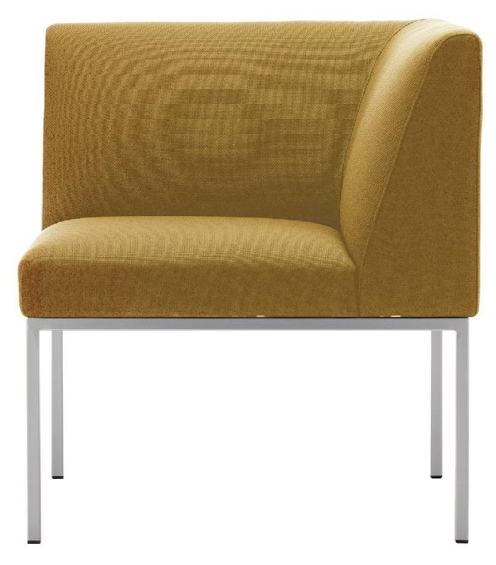 CHAUFFEUSE D\'ANGLE ATRIUM TISSU M1 SAFRAN - MANUTAN COLLECTIVITÉS