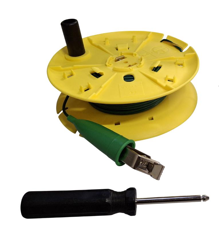 CHAUVIN ARNOUX - Bobine de câble Vert longueur 33m pour kit de terre 3 pôles / 4 pôles / Résistivité_0
