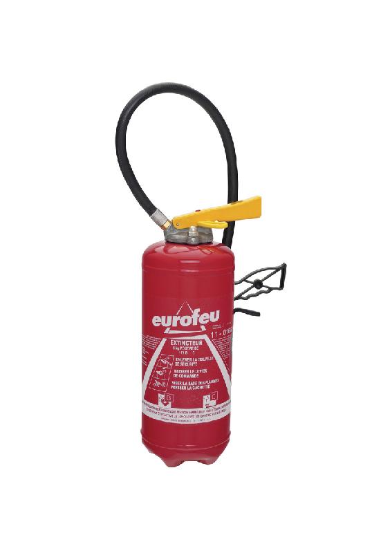 EXTINCTEUR EUROFEU À POUDRE POLYVALENTE ABC 6 KG