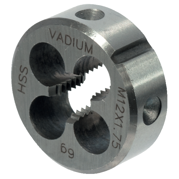Filière à Main HSS M5 X 0,8 Pas à Gauche FANAR - Diamètre 20 Mm