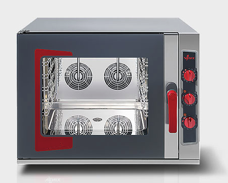 Four mixte électrique professionnel - 5 à 20 niveaux GN 1/1 - Certifié CE - Cuisson convection, vapeur ou mixte_0