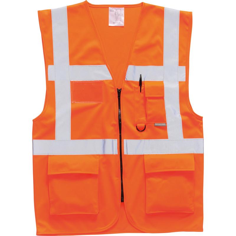 GILET HI-VIS PORTWEST BERLIN XL ORANGE