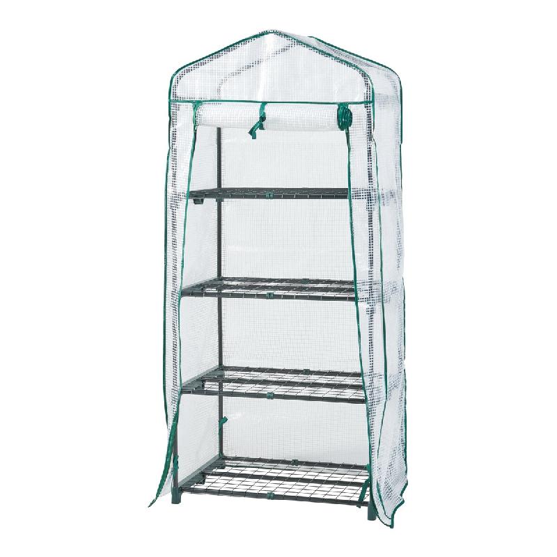 Helloshop26 - Serre de jardin à 4 niveaux 158 x 69 x 49 cm blanc 03_0010541 - blanc 3000225269012_0