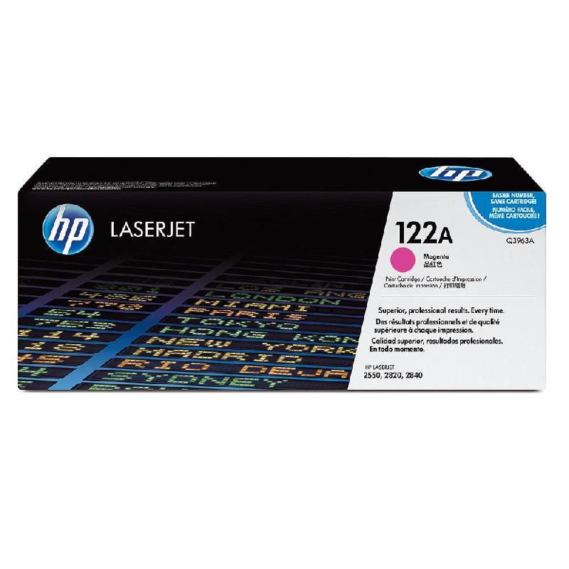 HEWLETT PACKARD TONER ORIGINAL 122A (Q3963A) - COULEUR: MAGENTA