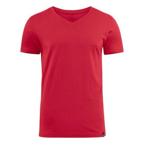 JAMES HARVEST AMERICAN V T-SHIRT HOMMES ROUGE - TAILLE S
