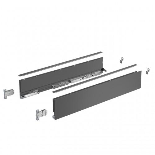 KIT TIROIR SIMPLE - H101 MM - L300 MM - AVANTECH YOU - ANTHRACITE HETTICH