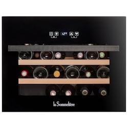 La Sommeliere LSBI28B 28 Bouteilles La Sommelière : Cave à Vin Encastrable - Stockage Optimisé - noir plastique LSBI28B_0