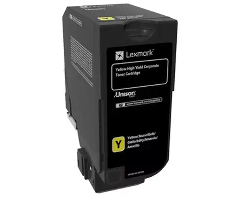 Lexmark 74C2HYE Cartouche de toner 1 pièce(s) Original Jaune_0