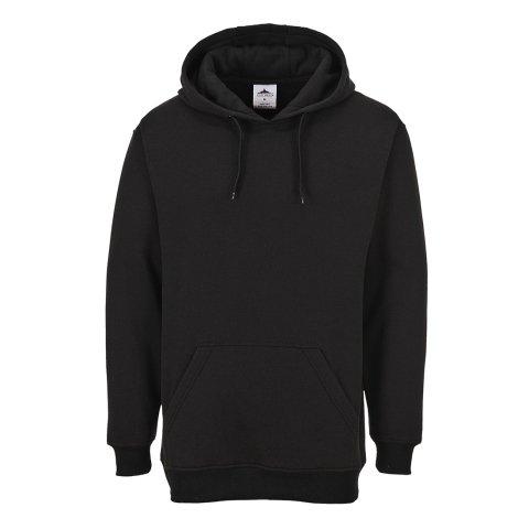 LOT DE 2 - PORTWEST B302 SWEAT À CAPUCHE ROMA NOIR - TAILLE XL