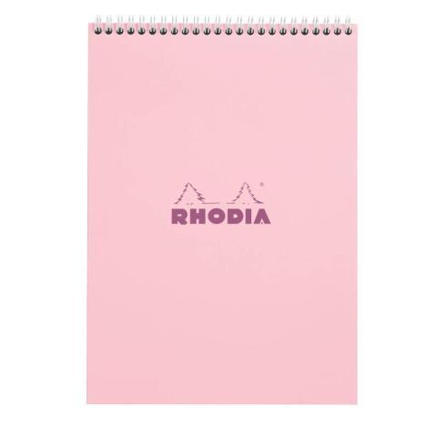 LOT DE 5 - BLOC RELIURE INTÉGRALE COULEURS ROSE 21 X 29,7 CM - ROSE
