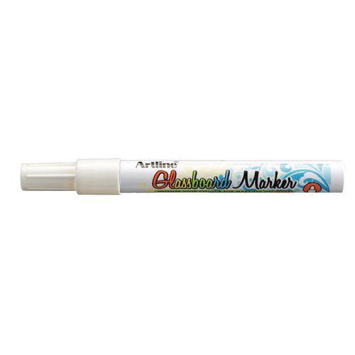 MARQUEUR EFFAÇABLE POUR TABLEAUX EN VERRE COLORIS BLANC - ARTLINE
