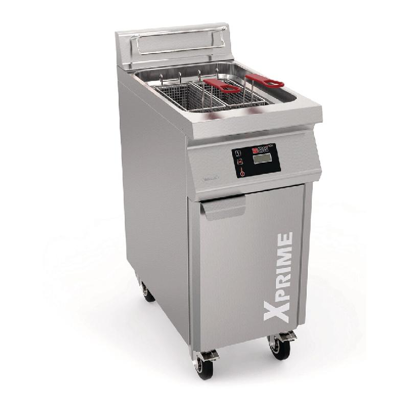 MIRROR Friteuse électrique haut rendement - Thermostat électronique - 1 cuve simple - 14 L - 13,5kW - 400x700x1015 XPRIME-RC - inox XPRIME-RC_0
