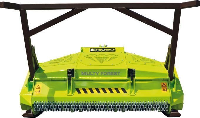 Multy Forest - Épareuses et broyeurs forestiers robustes avec rotor à marteaux et châssis antiusure_0