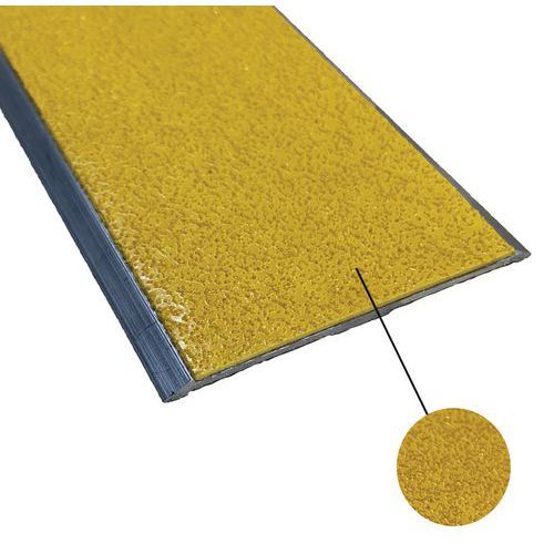 NEZ DE MARCHE PLAT ANTIDÉRAPANT À VISSER 15 M X 60 MM JAUNE - WATTELEZ