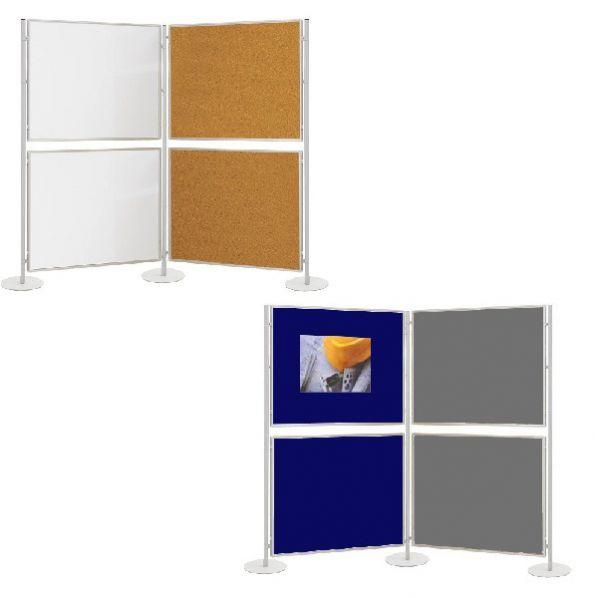 Panneau d'exposition recto-verso sur socles - modulable et facile à monter - Marque Rolléco_0